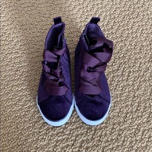 Girls Cat & Jack purple high tops size 11